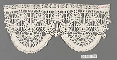 Edging, Bobbin lace, Italian, Genoa