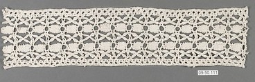 Strip, Bobbin lace, Italian, Genoa