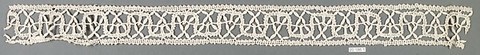 Insertion, Bobbin lace, Italian, Genoa