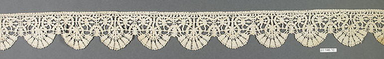 Strip, Bobbin lace, Italian, Genoa