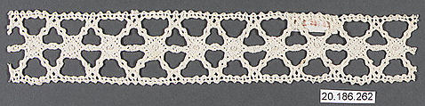 Insertion, Bobbin lace, Italian, Venice