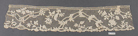 Piece, Bobbin lace, point d'Angleterre, Flemish, Brussels