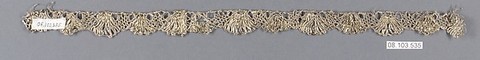 Piece, Gold, bobbin lace, French