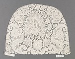 Cap crown, Bobbin lace, point d'Angleterre, Flemish