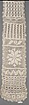 Sampler, Cotton, crochet, German