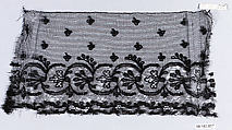 Piece, Bobbin lace, French, Chantilly