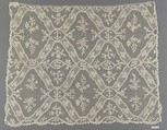 Cravat, Needle lace, point d’Alençon, French
