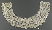 Collar, Needle lace, point d'Argentan, French