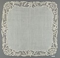 Handkerchief, Needle lace, Irish