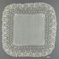 Handkerchief, Applied, Belgian, Brussels