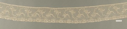 Edging, Needle lace, point d’Alençon, French