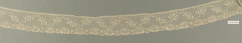 Edging, Needle lace, point d’Alençon, French