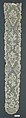Lappets (one of a pair), Needle lace, point d’Alençon, French