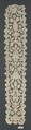 Lappet (one of a pair), Needle lace, French