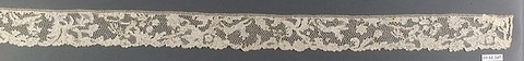 Strip, Needle lace, point d'Argentan, French
