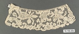 Collar, Linen, needle lace, French