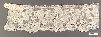 Fragment, Needle lace, Italian, Burano