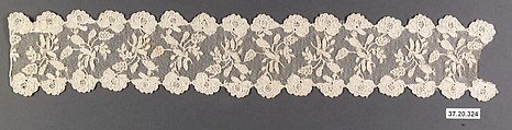 Band, Needle lace, possibly French