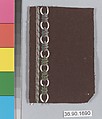 Sample, Silk and metal thread on felt, French