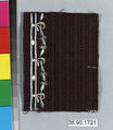 Sample, Silk on silk, French