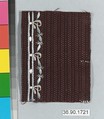 Sample, Silk on silk, French