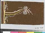 Sample, Silk on felt, French