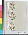Sample, Silk on felt, French
