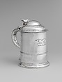 Tankard, Thomas Mason (British, active 1716–after 1745), Silver, British, London