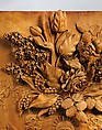 Floral still-life relief, Aubert Henri Joseph Parent (French, Cambrai 1753–1835 Valenciennes), Limewood, French