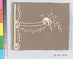 Sample, Silk on felt, French