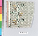 Sample, Silk on velvet, French