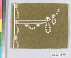 Sample, Silk on felt, French
