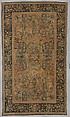 Carpet (tapis), Savonnerie Manufactory (Manufactory, established 1626; Manufacture Royale, established 1663), Knotted and cut wool pile, woven with about 90 knots per square inch, French, Paris