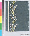 Sample, Silk on felt, French