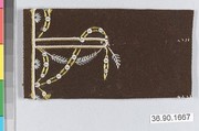 Sample, Silk on felt, French