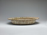 Dish (brasero) with Heraldic Lion, Tin-glazed and luster-painted earthenware, Spanish, Valencia