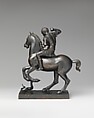Horse and rider startled by a snake, Bronze, Italian, Venice or Padua