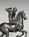 Horse and rider startled by a snake, Bronze, Italian, Venice or Padua