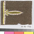 Sample, Silk on felt, French