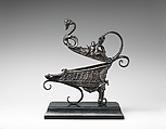 Rothschild lamp, Andrea Briosco, called Riccio (Italian, Trent 1470–1532 Padua), Bronze, on a later wood base, Italian, Padua