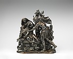 The sacrifice of Jephthah's daughter, Massimiliano Soldani (Italian, Montevarchi 1656–1740 Montevarchi), Bronze, Italian, Florence