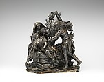 The Sacrifice of Jephthah's Daughter, Massimiliano Soldani (Italian, Montevarchi 1656–1740 Montevarchi), Bronze, Italian, Florence