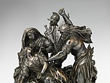 The Sacrifice of Jephthah's Daughter, Massimiliano Soldani (Italian, Montevarchi 1656–1740 Montevarchi), Bronze, Italian, Florence