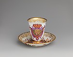 Saucer, Meissen Manufactory (German, 1710–present), Hard-paste porcelain decorated in polychrome enamels, gold, German, Meissen