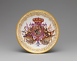 Saucer, Meissen Manufactory (German, 1710–present), Hard-paste porcelain decorated in polychrome enamels, gold, German, Meissen