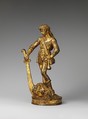 David with the head of Goliath, Bartolomeo Bellano (Italian, Padua 1437/38–1496/97 Padua), Bronze, later oil gilding, Italian, Padua