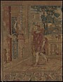Mercury Changes Aglauros to Stone, from the Story of Mercury and Herse, Design attributed to Giovanni Battista Lodi da Cremona (Italian, active 1540–52), Wool, silk and precious metal-wrapped threads (20-22 warps per inch, 8-9 warps per cm.), Netherlandish, Brussels