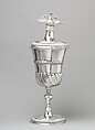 Standing cup with cover, Elkington & Co. British, Silver on base metal, British, Birmingham, after Irish original