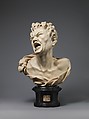 Marsyas, Balthasar Permoser (German, Kammer, near Otting, Chiemgau, Bavaria 1651–1732 Dresden), Marble on a black marble socle inlaid with light marble panels, German, executed Rome or Florence