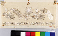 Dress border, Silk, French